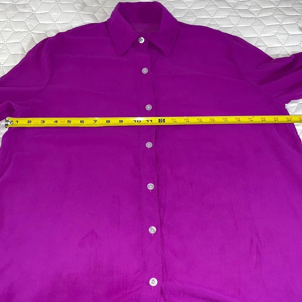 Matte Collection Purple 3 Piece Bikini Set Sheer Cover Up Small